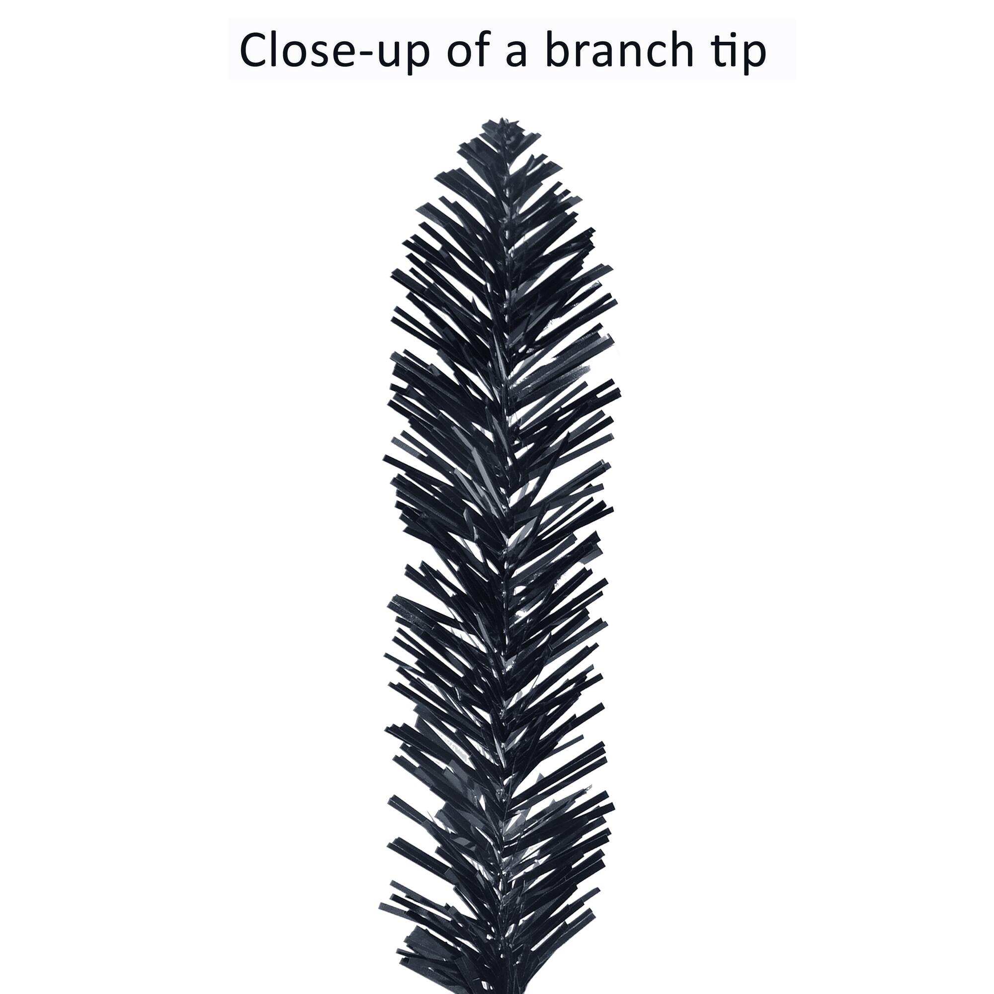 6ft. Pre-Lit Tinsel Artificial Tree